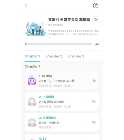 簡単な英文からスタートできる